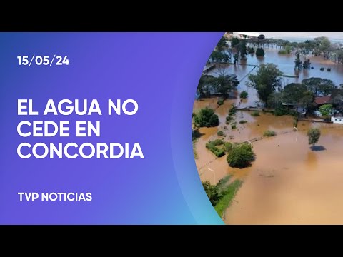 En Concordia creció el número de evacuados por las inundaciones En Concordia creció el número de evacuados por las inundaciones