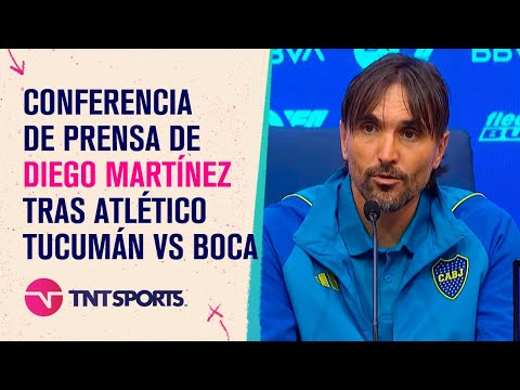 EN VIVO: Diego MartÃ­nez habla en conferencia de prensa tras AtlÃ©tico TucumÃ¡n vs. Boca