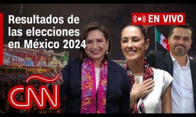 EN VIVO 🔴 | Resultados de las elecciones en México 2024: Sheinbaum, Gálvez y Máynez