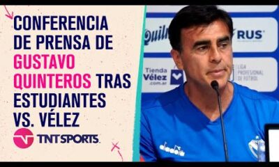 EN VIVO: Gustavo Quinteros habla en conferencia de prensa tras la final Estudiantes vs. VÃ©lez