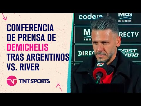 EN VIVO: MartÃn Demichelis habla en conferencia de prensa tras Argentinos vs. River EN VIVO: MartÃn Demichelis habla en conferencia de prensa tras Argentinos vs. River