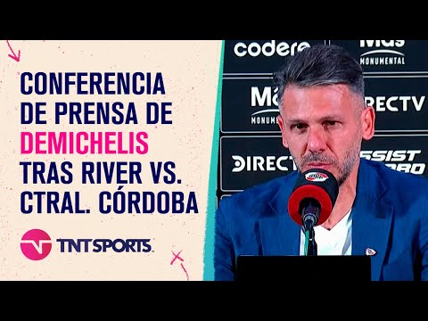 EN VIVO: MartÃ­n Demichelis habla en conferencia de prensa tras River vs. Central CÃ³rdoba