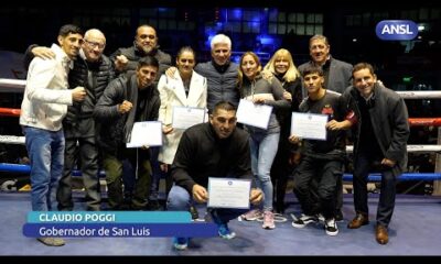 Entrega de equipamientos para gimnasios, Claudio Poggi, Gobernador de San Luis