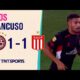 Eros #Mancuso apareciÃ³ en el Ã¡rea e igualÃ³ el partido para #Estudiantes ante #LanÃºs