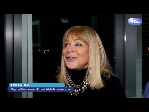 Eva Gatica, Organizadora del Campeonato Provincial de Boxeo Amateur
