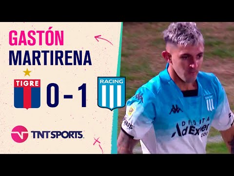GastÃ³n #Martirena madrugÃ³ a todos y puso a #Racing adelante en el marcador frente a #Tigre