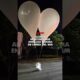 Globos norcoreanos arrojan basura en Corea del Sur