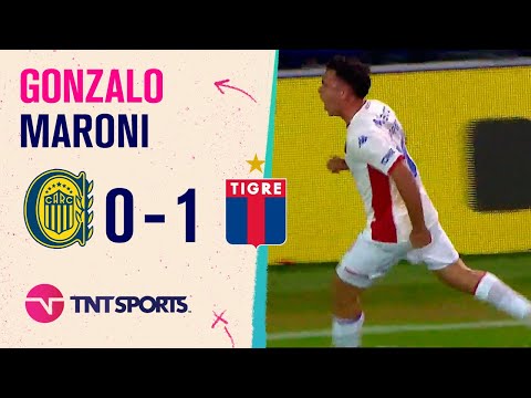 GOLAZO de Gonzalo #Maroni para adelantar a #Tigre en el partido ante #RosarioCentral