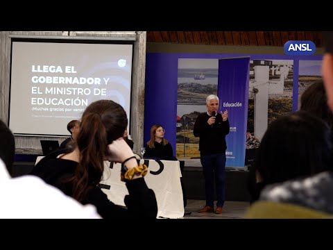 Guillermo Araujo, Ministro de Educación en 1er Encuento de centro de estudiantes