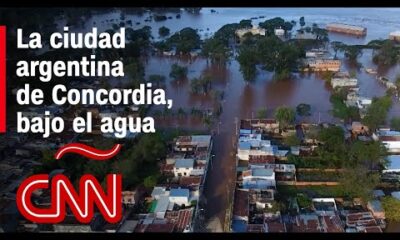 Inundaciones dejan una ciudad argentina bajo el agua