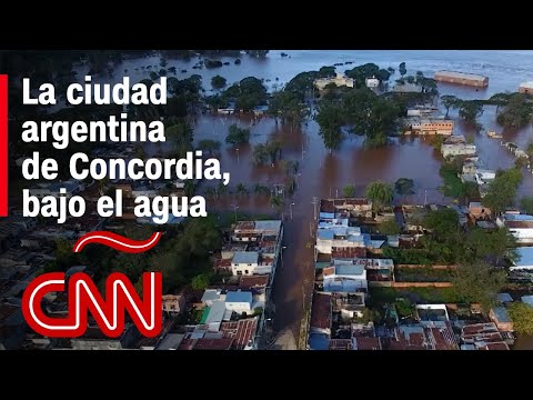 Inundaciones dejan una ciudad argentina bajo el agua Inundaciones dejan una ciudad argentina bajo el agua