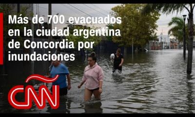 Inundaciones en Argentina: más de 700 evacuados en la ciudad de Concordia