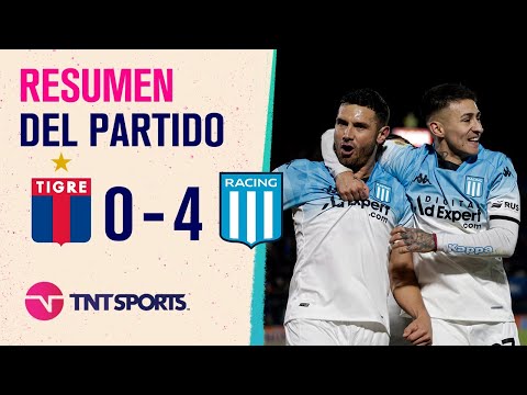 La Academia goleÃ³ a un Matador que no encuentra el rumbo | #Tigre 0-4 #Racing | Resumen