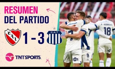 La T venciÃ³ al Rojo en el Libertadores de AmÃ©rica | #Independiente 1-3 #Talleres | Resumen