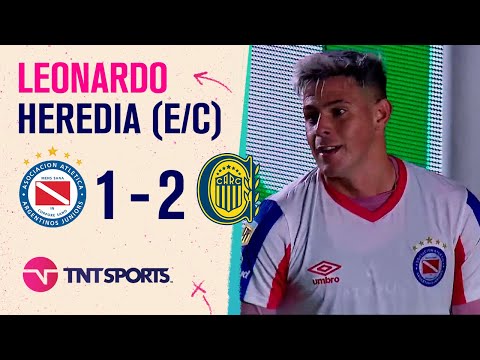 Leonardo #Heredia, en contra, vuelve a poner a #RosarioCentral en ventaja frente a #Argentinos