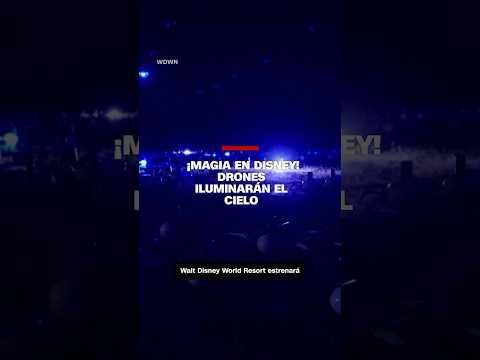 ¡Magia en #Disney! Drones iluminarán el cielo