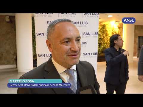 Marcelo Sosa, rector de la Universidad Nacional de Villa Mercedes