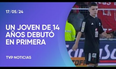 Mateo Apolonio se convirtió en el jugador más joven de la historia en debutar en primera