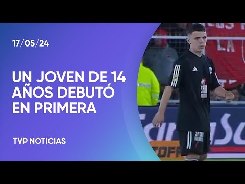 Mateo Apolonio se convirtió en el jugador más joven de la historia en debutar en primera