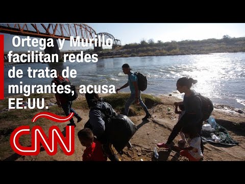 Ortega y Murillo facilitan redes de trata de migrantes, acusa EE.UU.