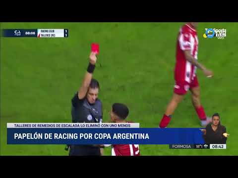 Papelón de Racing en la Copa Argentina Papelón de Racing en la Copa Argentina