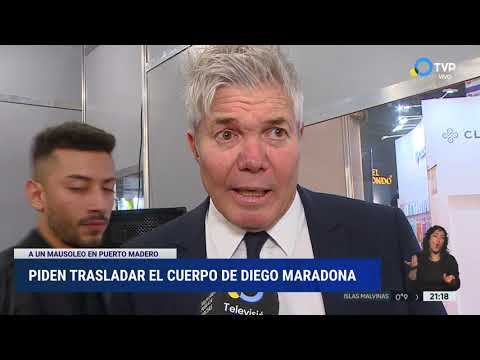 Piden trasladar el cuerpo de Diego Maradona
