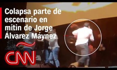 ¿Qué pasó en el colapso del escenario durante mitin de Jorge Álvarez Máynez en México?