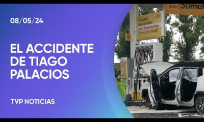 Se conoció el video del accidente de Tiago Palacios