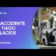 Se conoció el video del accidente de Tiago Palacios