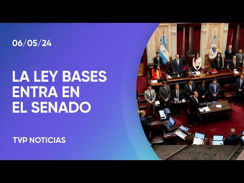 Senadores preparan la discusión sobre la Ley Bases