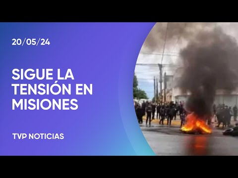 Sigue la tensión en Misiones por la protesta de la policía provincial