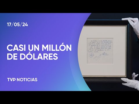 Subastaron la servilleta del primer contrato de Messi con el Barcelona