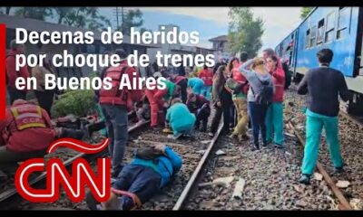 Un descarrilamiento y choque de trenes en Buenos Aires deja decenas de heridos