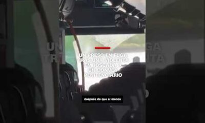 Un preso en fuga tras una violenta emboscada a un convoy penitenciario