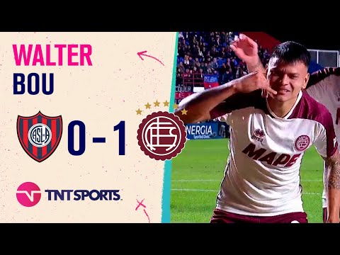 Walter #Bou puso a #LanÃºs arriba en el marcador ante #SanLorenzo
