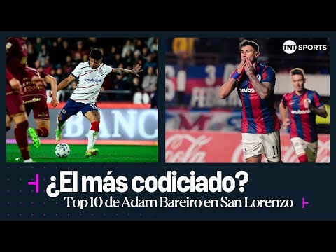 Â¿El jugador mÃ¡s codiciado del fÃºtbol argentino? Los 10 mejores goles de Adam #Bareiro en #SanLorenzo