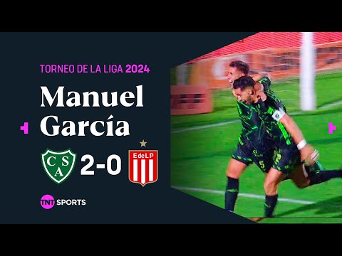 Â¡PESCÃ EL REBOTE Y GOL! â½ð¢ El tanto de Manuel #GarcÃ­a ante #Estudiantes