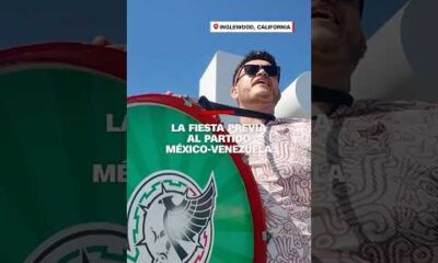 Así fue la fiesta previa al partido #México-#Venezuela