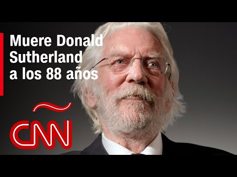 Así fue la trayectoria del actor Donald Sutherland. Falleció a los 88 años