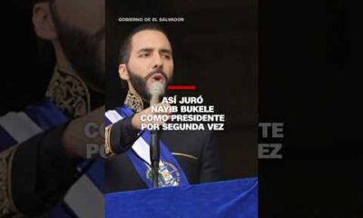 Así juró Nayib #Bukele como presidente de #ElSalvador por segunda vez