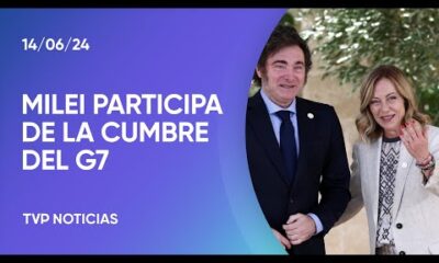 Así llegaba el presidente Javier Milei a la cumbre del G7 en Italia