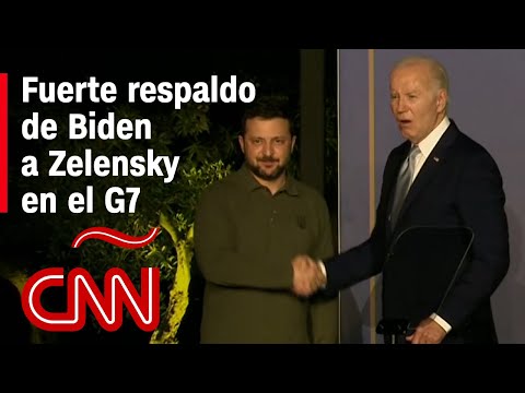 Biden respalda a Zelensky en la cumbre del G7 y reafirma el apoyo de EE.UU. a Ucrania