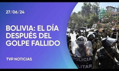 Bolivia regresa a la calma tras el intento de golpe de Estado