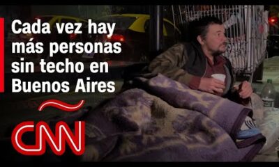 Cada vez hay más personas que viven en la calle en Buenos Aires