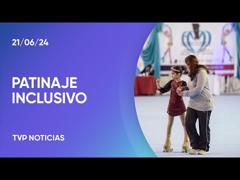 Clases de patín para personas con discapacidad visual