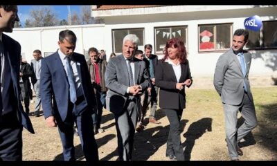 Claudio Poggi, gobernador de San Luis, en El Trapiche