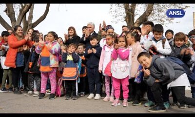 Claudio Poggi, Gobernador de San Luis, en Juan Jorba