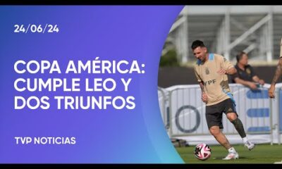 Copa América: el cumple de Messi, la preparación para Chile y el triunfo de Uruguay y EE.UU.