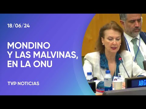 Diana Mondino ratificó el derecho soberano de Argentina sobre las Islas Malvinas Diana Mondino ratificó el derecho soberano de Argentina sobre las Islas Malvinas