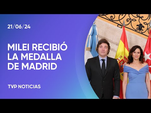 Díaz Ayuso entregó al presidente Milei la Medalla de la Comunidad de Madrid Díaz Ayuso entregó al presidente Milei la Medalla de la Comunidad de Madrid